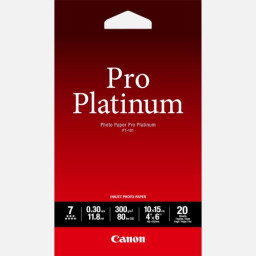 Papel CANON PT-101 20h.10x15cm Photo Paper Pro Platinum 300g.