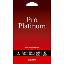 Papel CANON PT-101 50h.10x15cm Photo Paper Pro Platinum 300g.