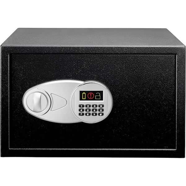 Caja fuerte de seguridad AMAZON Basics 34L con cerradura teclado digital 43x37x27cm acero Caja fuerte de seguridad AMAZON Basics 34L con cerradura teclado digital 43x37x27cm acero
