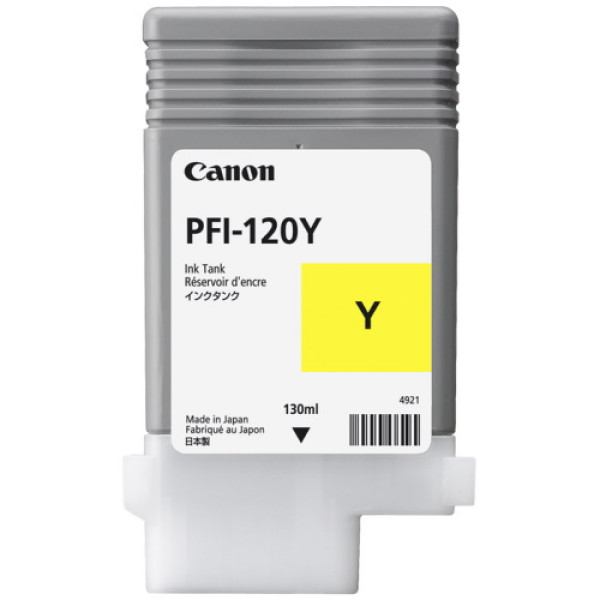 C.t. CANON PFI-120Y amarillo 130ml TM200 TM205 TM300 TM305 GP200 GP300