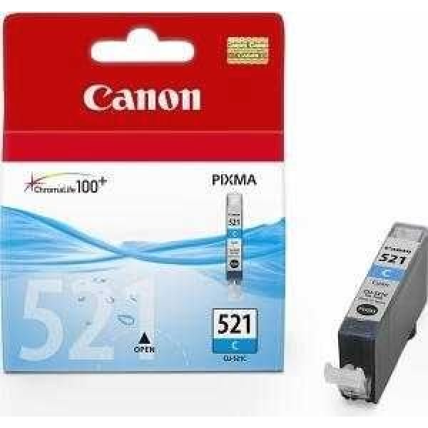 C.t. CANON CLI521C  IP3600 IP4600 cian ** MP540 MP620 MP630 MP980 *BLISTER ALARMA*