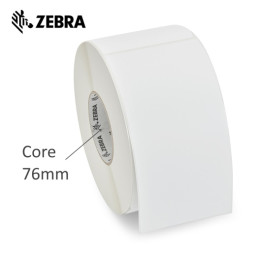 (6) Rollos etiquetas ZEBRA Z-Perform 1000D core76mm 76x51mm 6x3100et adhes.perm. Perforada