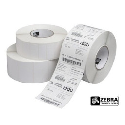 (12)Rollos etiquetas transfer ZEBRA Z-Select 2000T 102x38mm 1790t/rollo blanca 