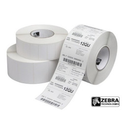 (12) Rollos etiquetas ZEBRA Z-Select 2000T core25mm 102x76mm 12x930et (requiere ribbon)