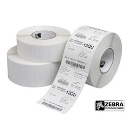(4) Rollos etiquetas ZEBRA Z-Select 2000T core25mm 102x64mm 4x1100et (requiere ribbon)