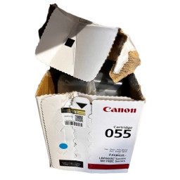 Toner CANON 055 C LBP660 cyan 2.100p. **caja dañada. interior sin abrir**
