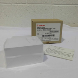 Tarjetas visita CANON doble cara láser color 300g 400h 91x55mm double sided business cards *