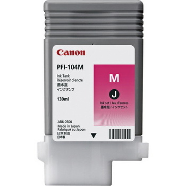 C.t. CANON PFI-104M magenta 130ml IPF650 IPF655 IPF750 IPF755 IPF760 IPF765