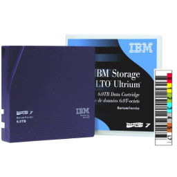 DC IBM Ultrium LTO-7 (BaFe) etiquetado 6TB/15TB secuencia a medida