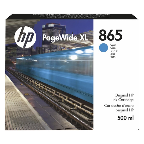 C.t.HP #865 cyan PageWide XL 3920 4200 4700 5200 8200  500ml