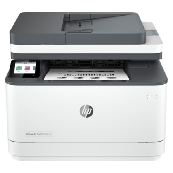 Multif.HP Ljet Pro 3102fdn 4en1, 33ppm, 250h+ADF, impr.Duplex, USB/Eth