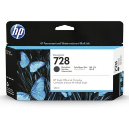 C.t. HP #728 negro mate 130ml Designjet T730 T830