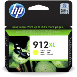 C.t.HP #912XL amarill Officejet Pro 8010 8020 8022 Alta capacidad 825p.