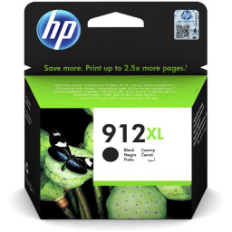 C.t.HP #912XL negro Officejet Pro 8010 8020 8022 Alta capacidad 825p.