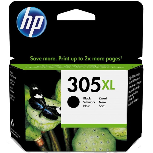 C.t.HP #305XL negro Deskjet 2710 2720 4120 4130 Envy 6010 6020 6030 6420 6430  240p.