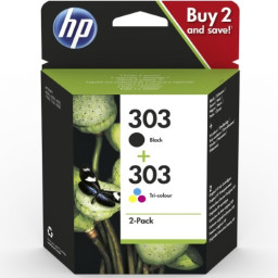 C.t.HP #303 negro + #303 color 2-pack  **cad.DIC/2023**