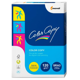 Papel MONDI COLOR COPY 250SRA3 120g 45,0x32,0 tacto extra suave recubrimiento satinado