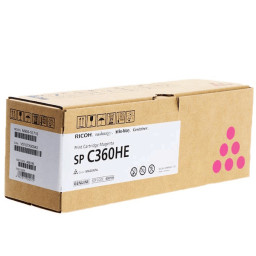 Toner RICOH SP C360HE Magenta 5.000p. Toner RICOH SP C360HE Magenta 5.000p.