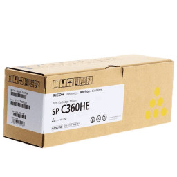 Toner RICOH SP C360HE Yellow 5.000p. Toner RICOH SP C360HE Yellow 5.000p.