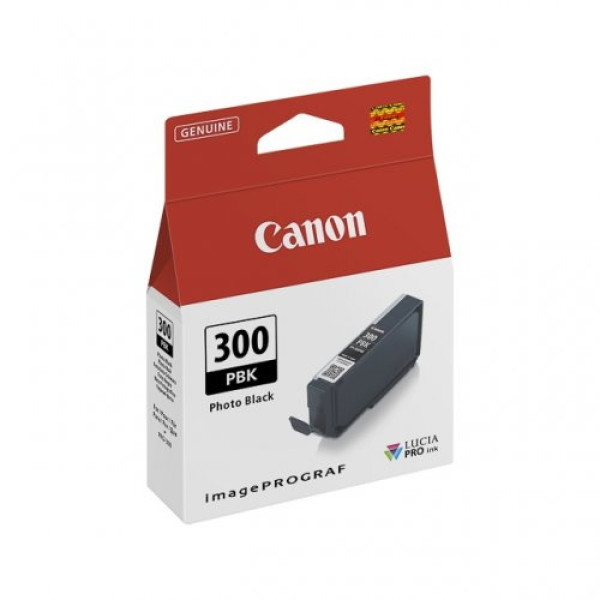 C.t. CANON PFI-300PBK: PRO-300 foto negro 300p.