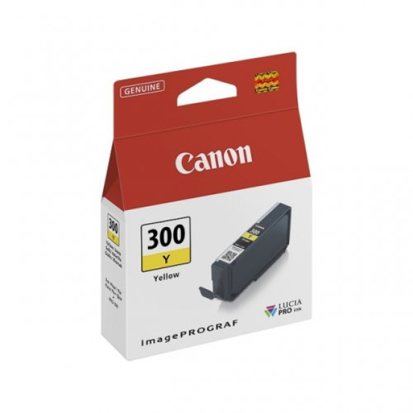 C.t. CANON PFI-300Y: PRO-300 amarillo 735p.