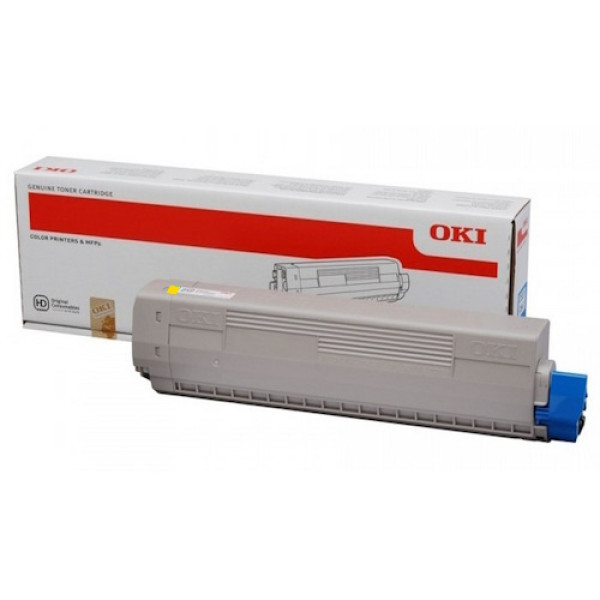 Toner OKI MC861 amarillo 10.000p