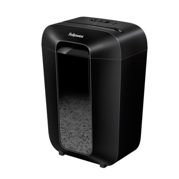 FELLOWES Destructora LX70 negra partículas de 4x40mm, seg.P-4, 11h, 18L