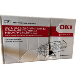 Tambor OKI B411 B412 B431 B512 MB471 MB472 MB491 MB562 25.000p.**caja dañada, interior sin abrir**