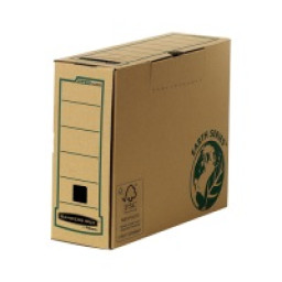 FELLOWES Caja de archivo definitivo A4 100mm 250x100x315mm, Bankers Box, 100% cartón reciclado