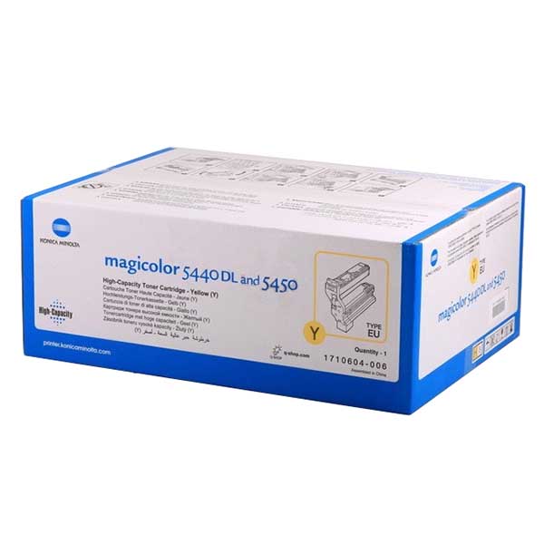 Toner KONICA-MINOLTA MC5440 MC5450 amarillo 12.000p.  Alta capacidad (1710604-006)