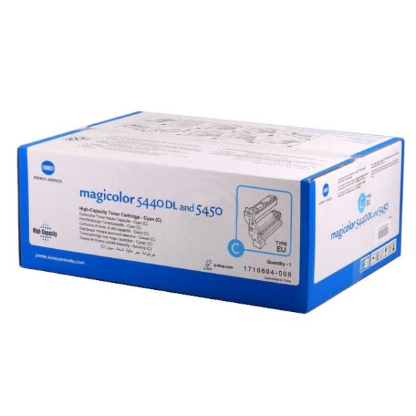 Toner KONICA-MINOLTA MC5440 MC5450 cian 12.000p.  Alta capacidad (1710604-008)