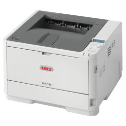 Impresora OKI laser monocromo B412dn 33ppm 250+100A4 1200dpi Duplex Eth/USB