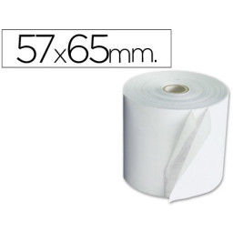 Rollo papel sumadora electro 57x65mm 