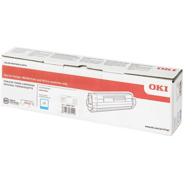 Toner OKI C834 C844 cyan 10.000p.