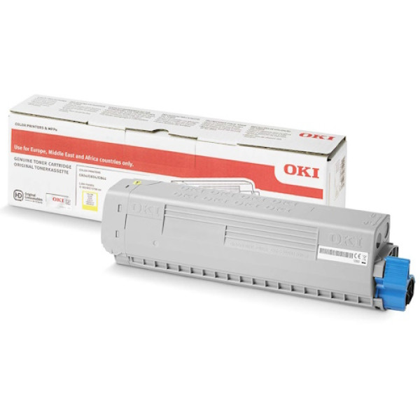 Toner OKI C824 C834 C844 amarillo 5.000p.