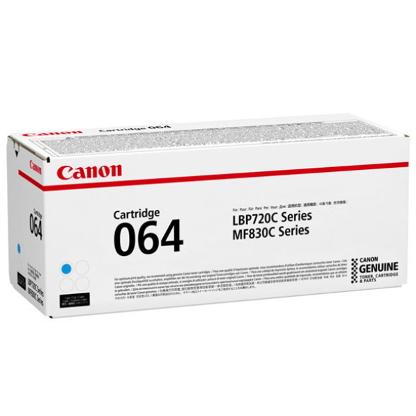 Toner CANON 064: cyan i-SENSYS LBP722 MF832  5.000p.