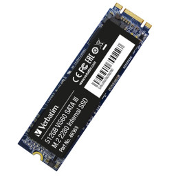 SSD interno VERBATIM Vi560 S3 M.2 2280 512GB SATA-3 Lect.520MB/s, Escr.480MB/s