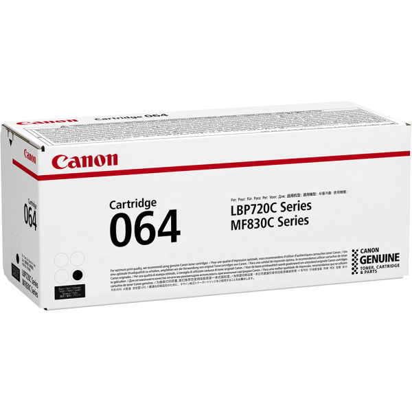 Toner CANON 064: negro i-SENSYS LBP722 MF832  6.000p.