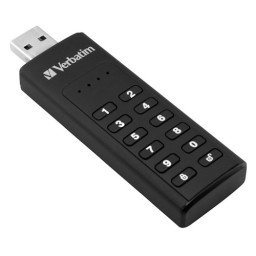 VERBATIM Keypad Secure USB drive 32GB AES-256 encryption, passcode keypad, USB-A USB 3.2