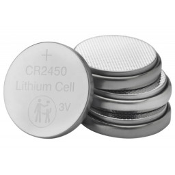 (4) Pilas VERBATIM CR2450 botón Lithium Cell 3V (pack blister de 4un)