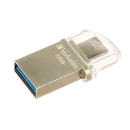 VERBATIM Store'n'Go OTG Micro Drive USB 3.0 32GB USB-A a MicroUSB, Lect.100Mb/s, Escr.40Mb/s  *