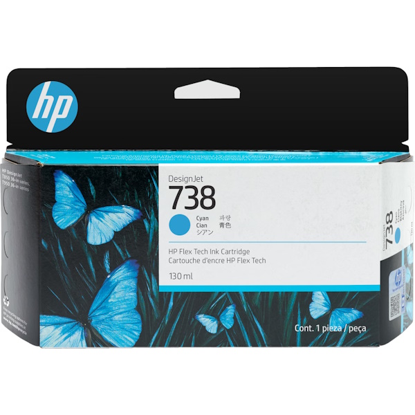 C.t. HP #738 cyan 130ml Designjet T850 T870 T950