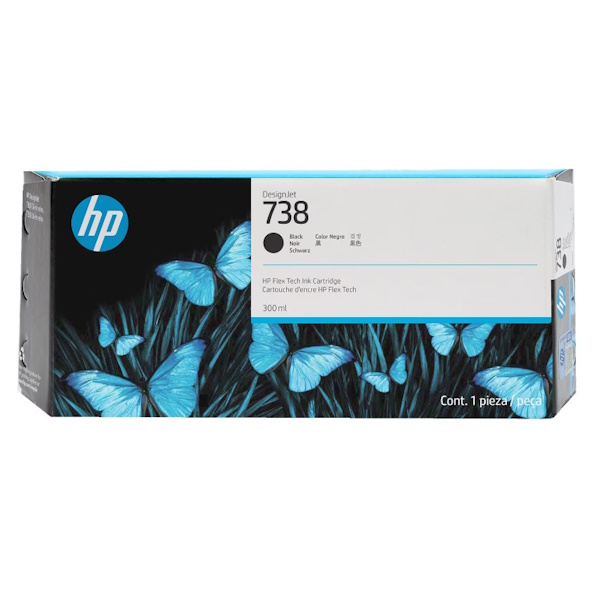 C.t. HP #738 negro 300ml Designjet T850 T950