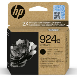 C.t.HP #924e negro Officejet Pro 8120 8122 8123 8130 8132 8135  800p. EvoMore high capacity