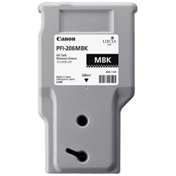 C.t. CANON PFI-206MBK negro mate 300ml IPF6400 IPF6450