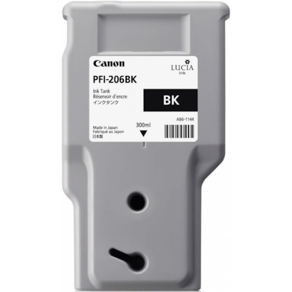 C.t. CANON PFI-206BK negro 300ml IPF6400 IPF6450