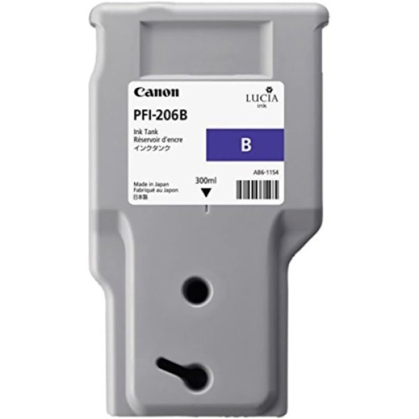 C.t. CANON PFI-206B azul 300ml IPF6400 IPF6450