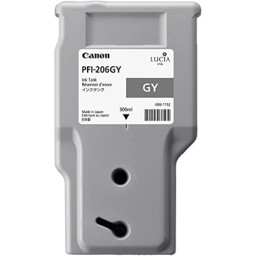 C.t. CANON PFI-206GY gris 300ml IPF6400 IPF6450