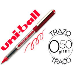 (12) Rotulador UNI-BALL roller UB-150 Eye rojo 0.5 mm