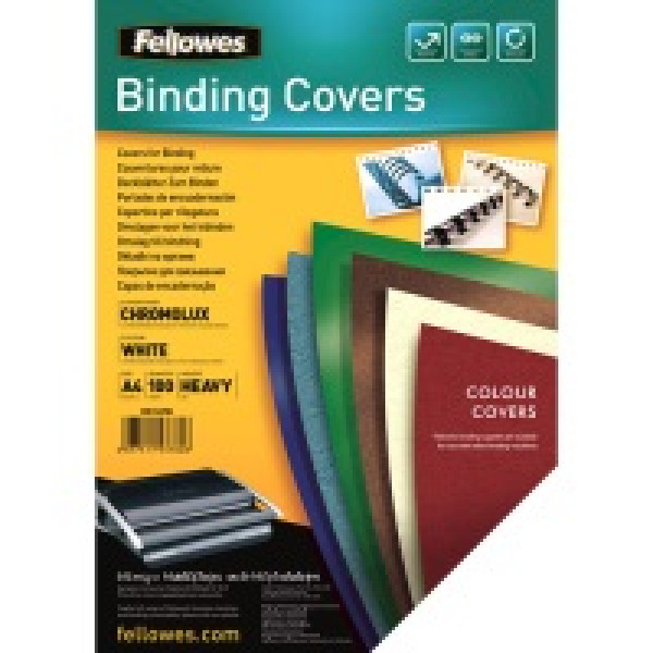 FELLOWES (100) portadas Chromolux azul A4 250gr. 